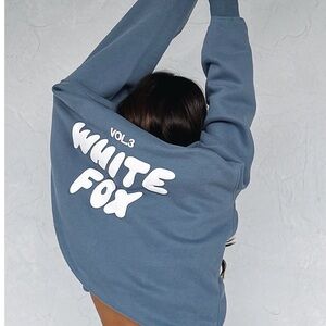 White Fox Boutique Vol.3 Blue Sweatshirt